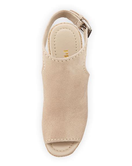 prada open-toe suede espadrille sandal quartz quarzo|Prada Suede Open.